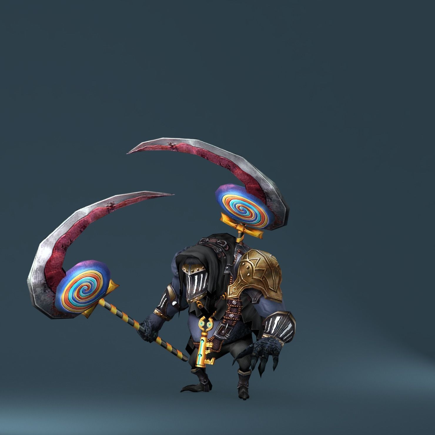 Gobling Ripper Low-poly 3D model_6