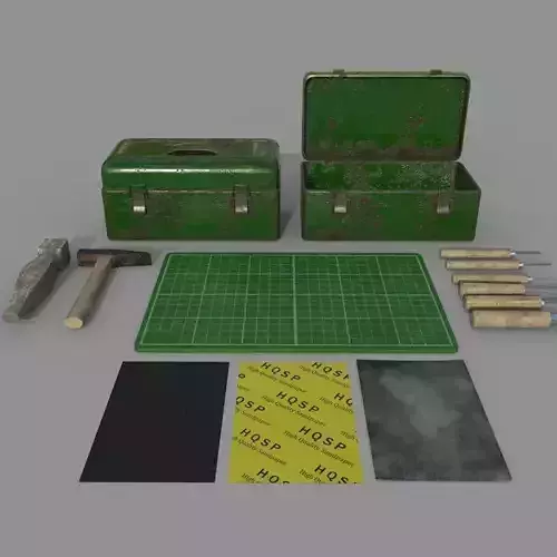 HIE Game Ready Carpenter Tools D180305