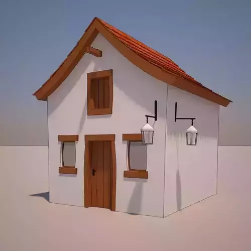 Cartoon house 11 3D model