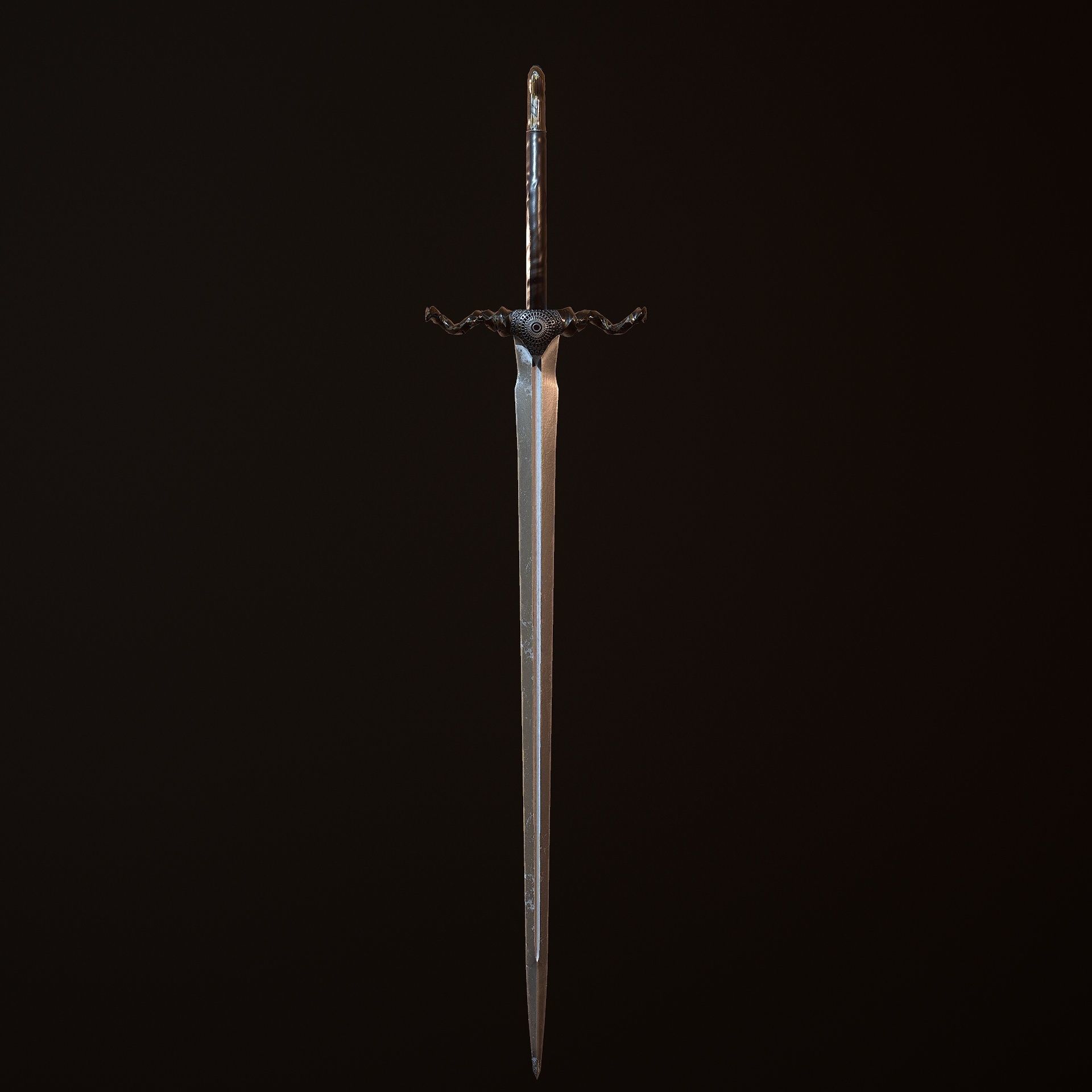 HIE Game Ready Sword D180227 Low-poly 3D model_12