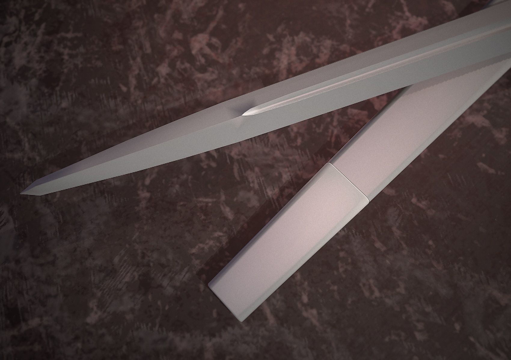 HIE Game Ready Sword D180226 Low-poly 3D model_10