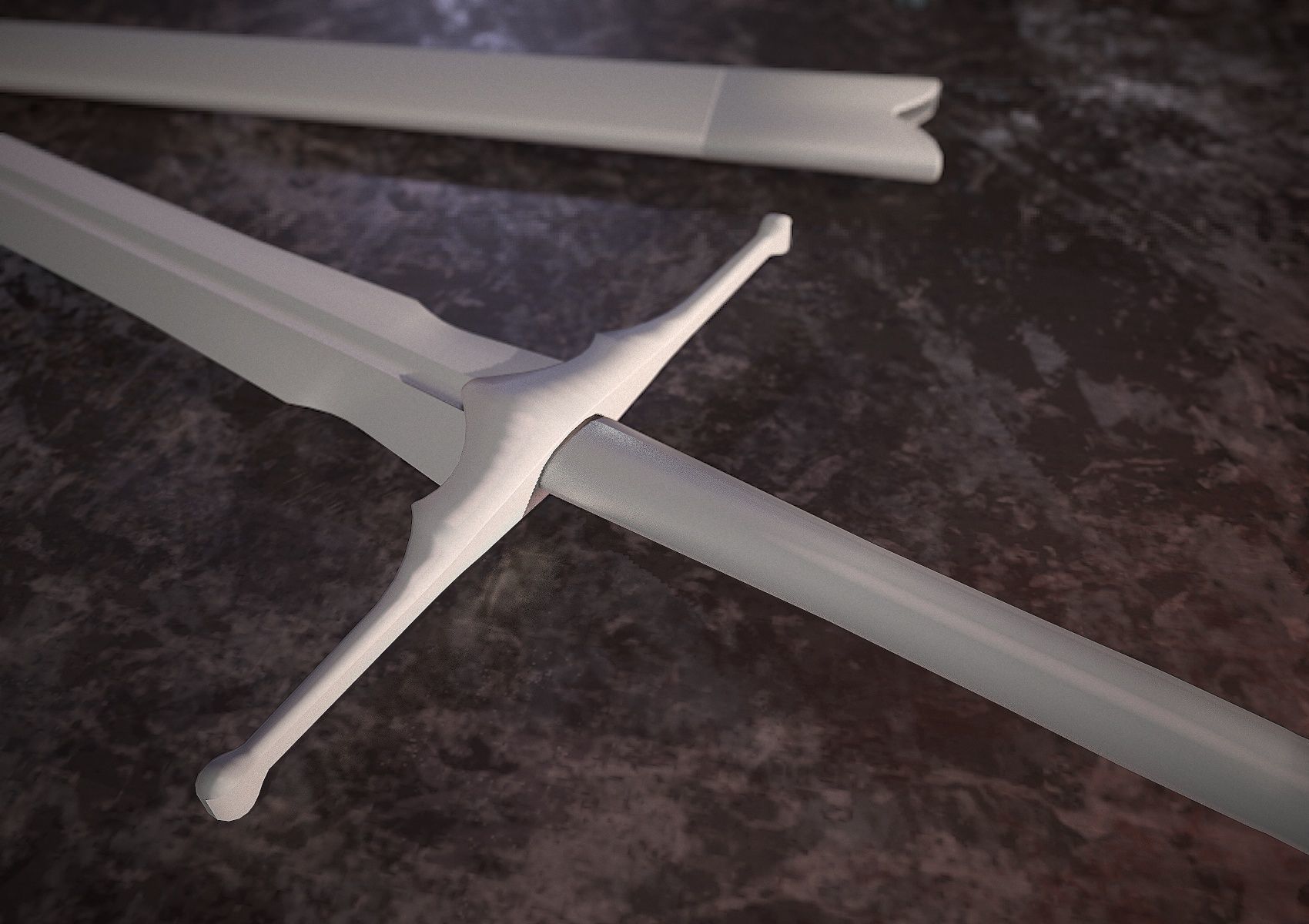 HIE Game Ready Sword D180226 Low-poly 3D model_13