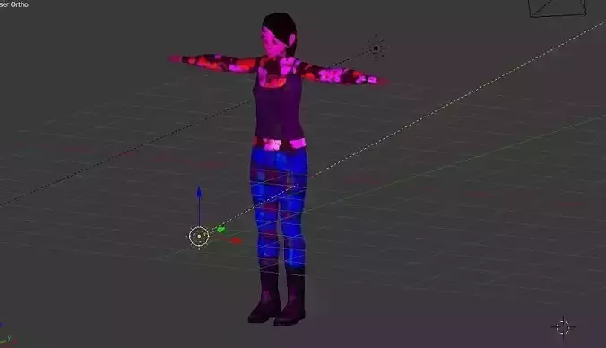 remo girl Free low-poly 3D model