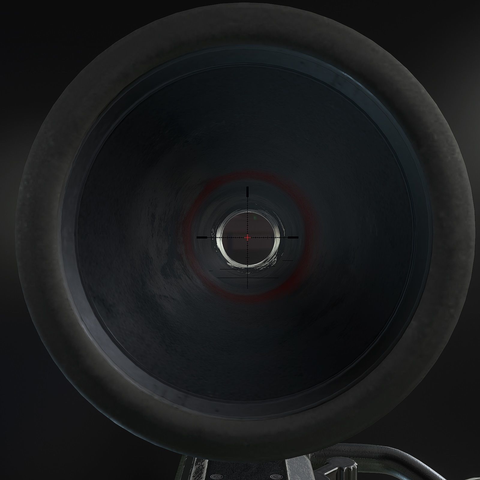 AWM Sniper Rifle Low-poly 3D model_11