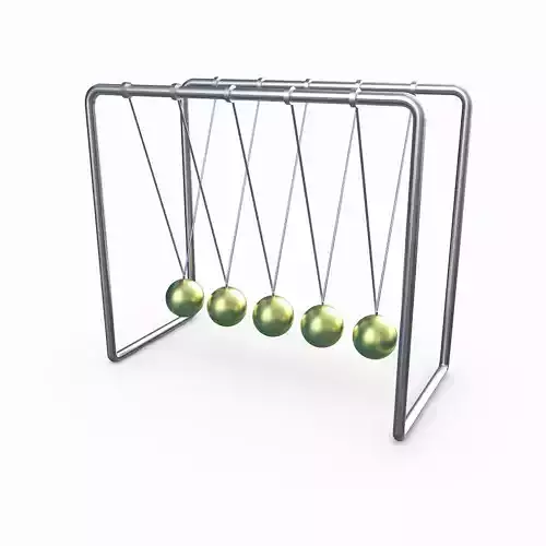 Newtons Cradle 3D model