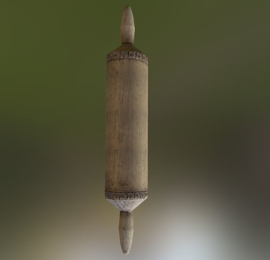 Kitchen Props Low-poly 3D model_3