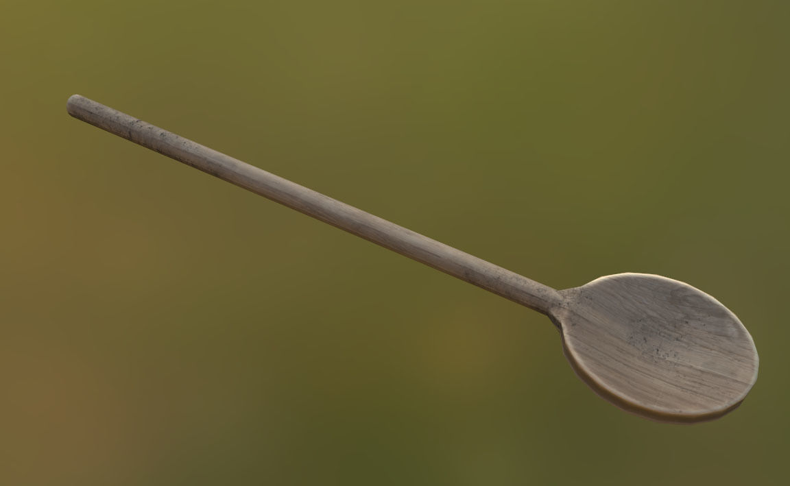 Kitchen Props Low-poly 3D model_7