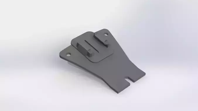 Action camera mount for RC Celica Free 3D print model