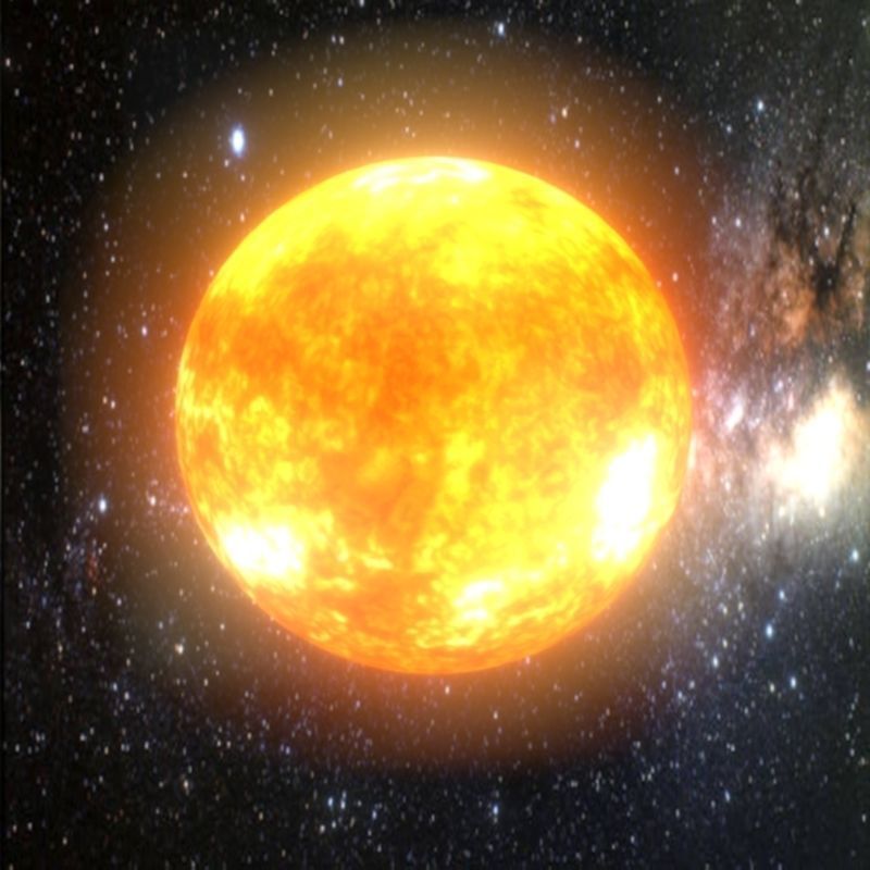 Sun model Low-poly 3D model_1