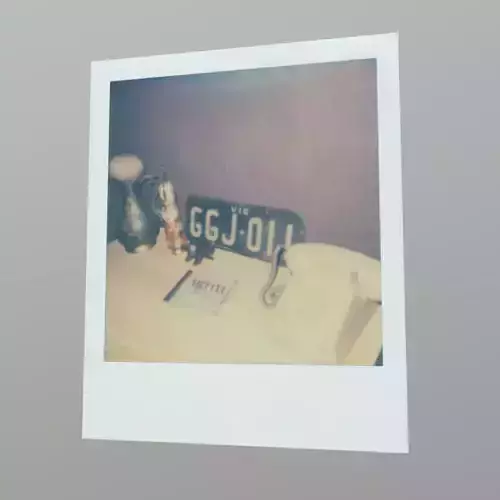 Polaroid Phone Low-poly 3D model