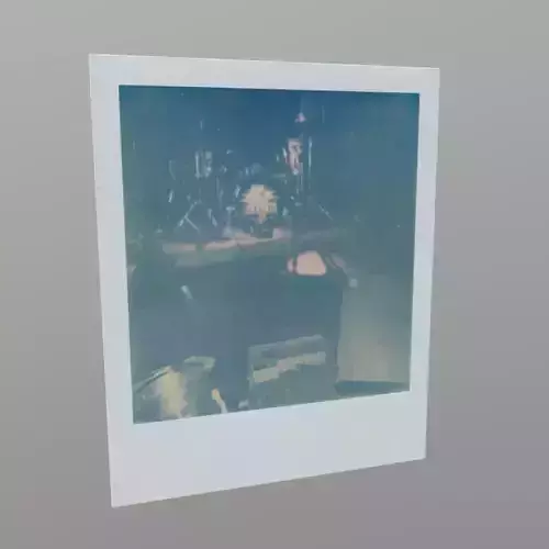 Polaroid Drum Kit Low-poly 3D model