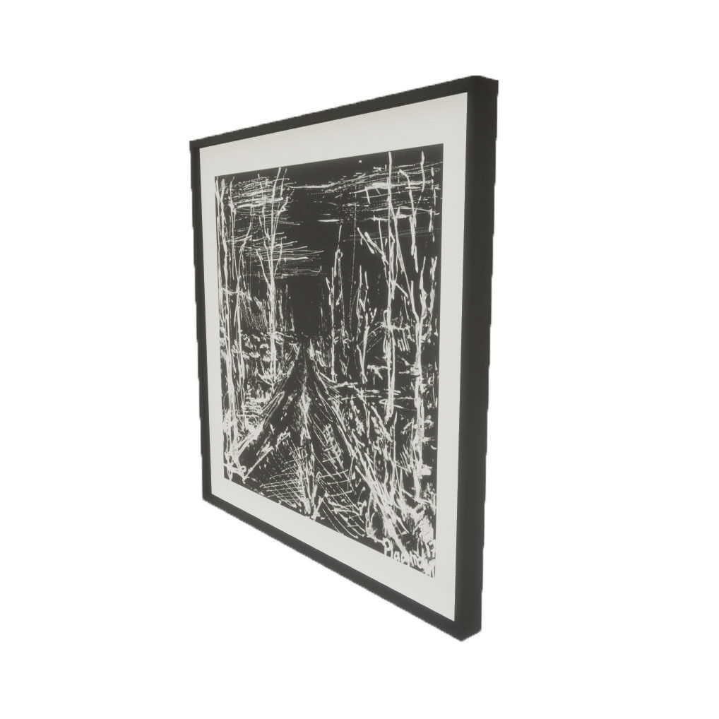 Picture Frame - United Path  Low-poly 3D model_1