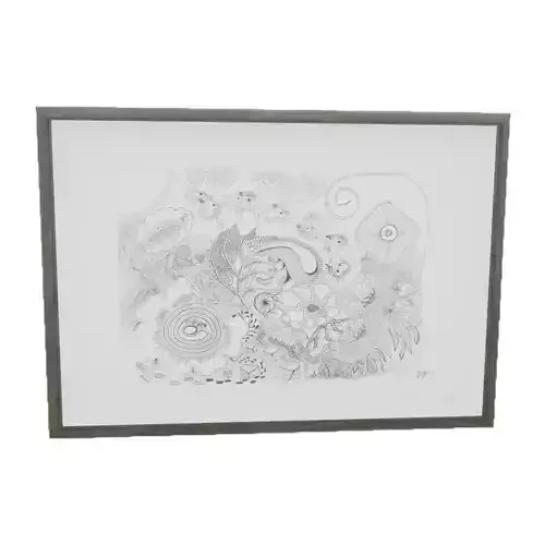 Picture Frame - World Low-poly 3D model
