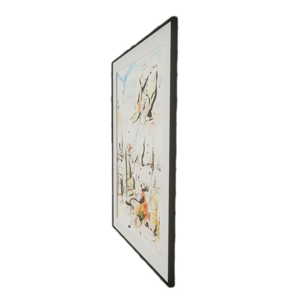 Picture Frame - Penguin and Amo Low-poly 3D model_1