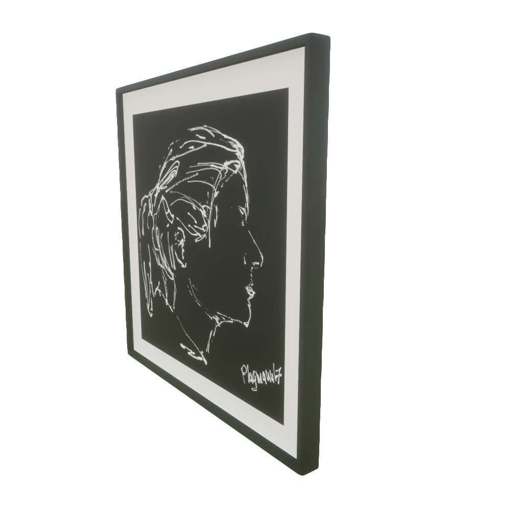 Picture Frame - Tahnee Low-poly 3D model_1