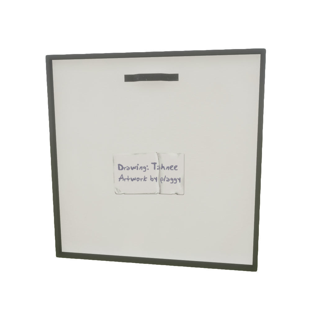 Picture Frame - Tahnee Low-poly 3D model_2