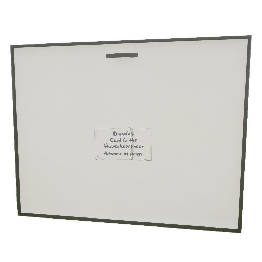 Picture Frame - World Low-poly 3D model_2