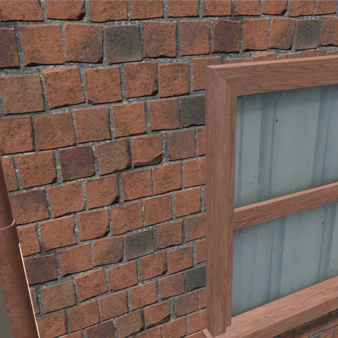 Old House Low-poly 3D model_6