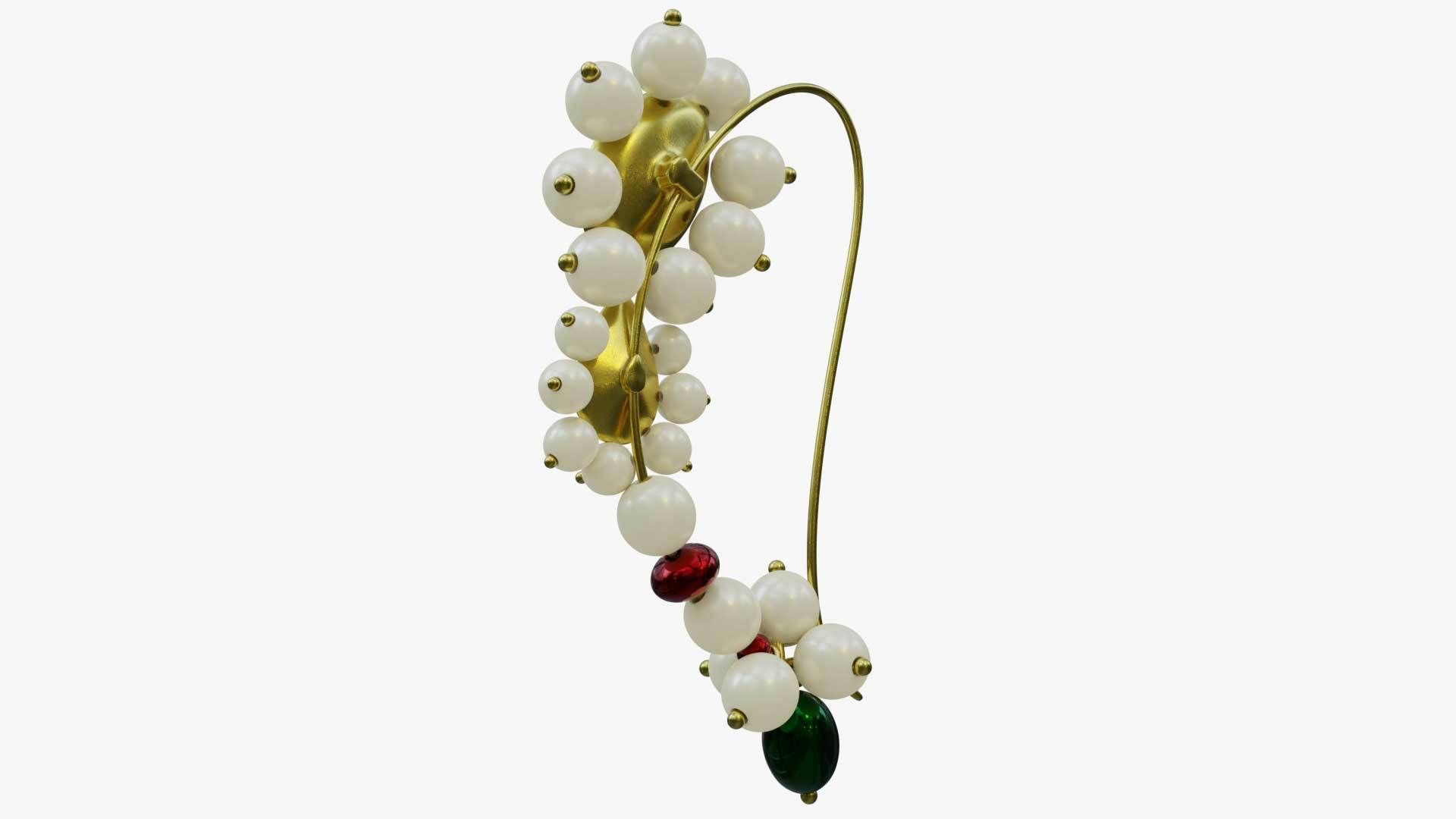 Nath Nose-jewel Low-poly 3D model_5