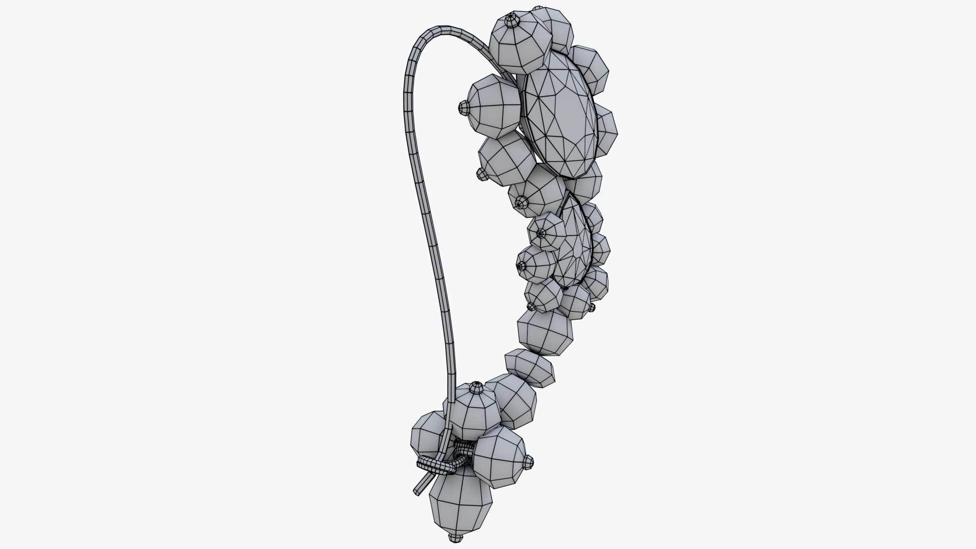 Nath Nose-jewel Low-poly 3D model_11