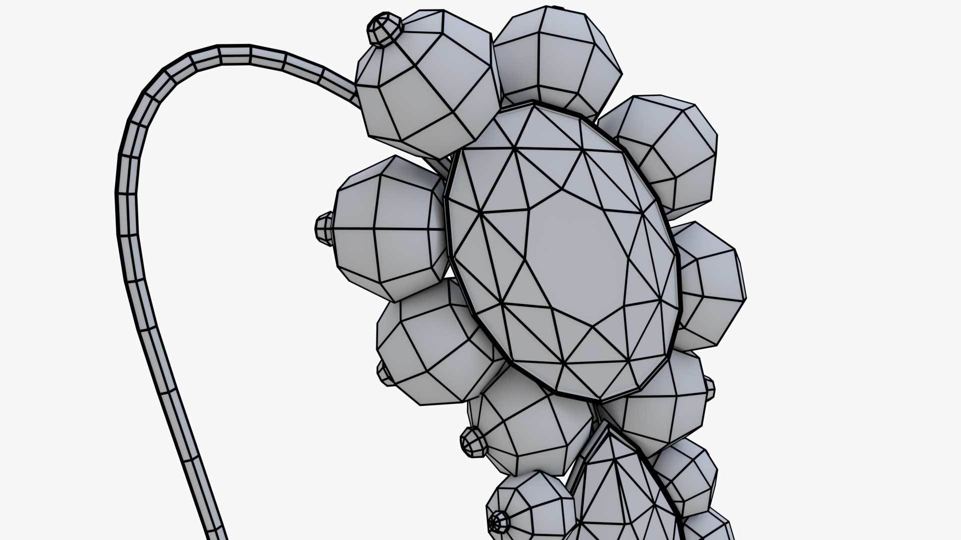 Nath Nose-jewel Low-poly 3D model_15