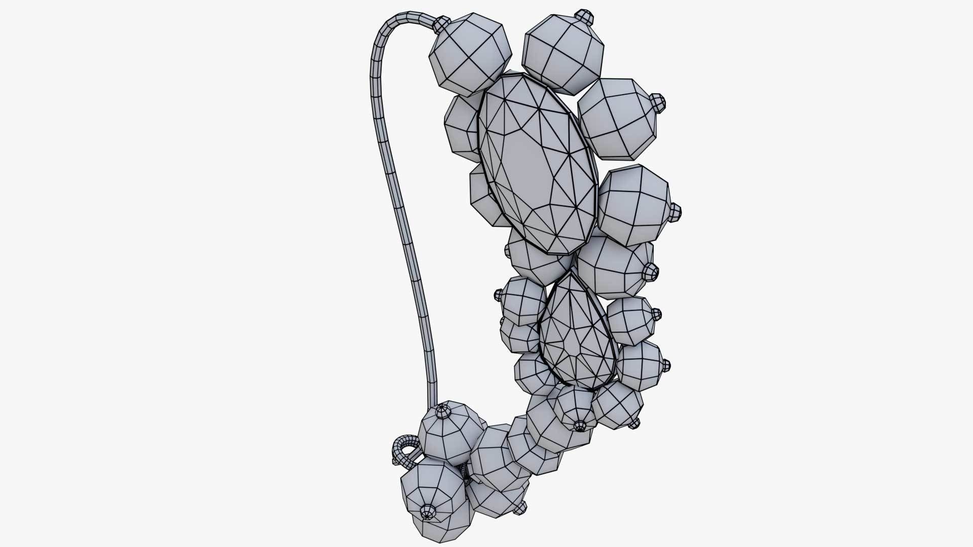 Nath Nose-jewel Low-poly 3D model_12