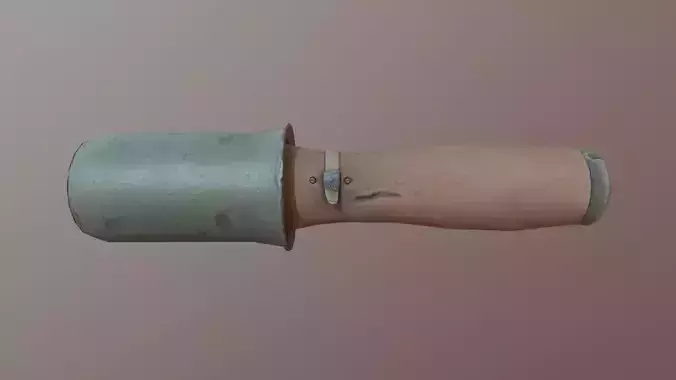 42M Hungarian Army Stick Grenade Free 3D model