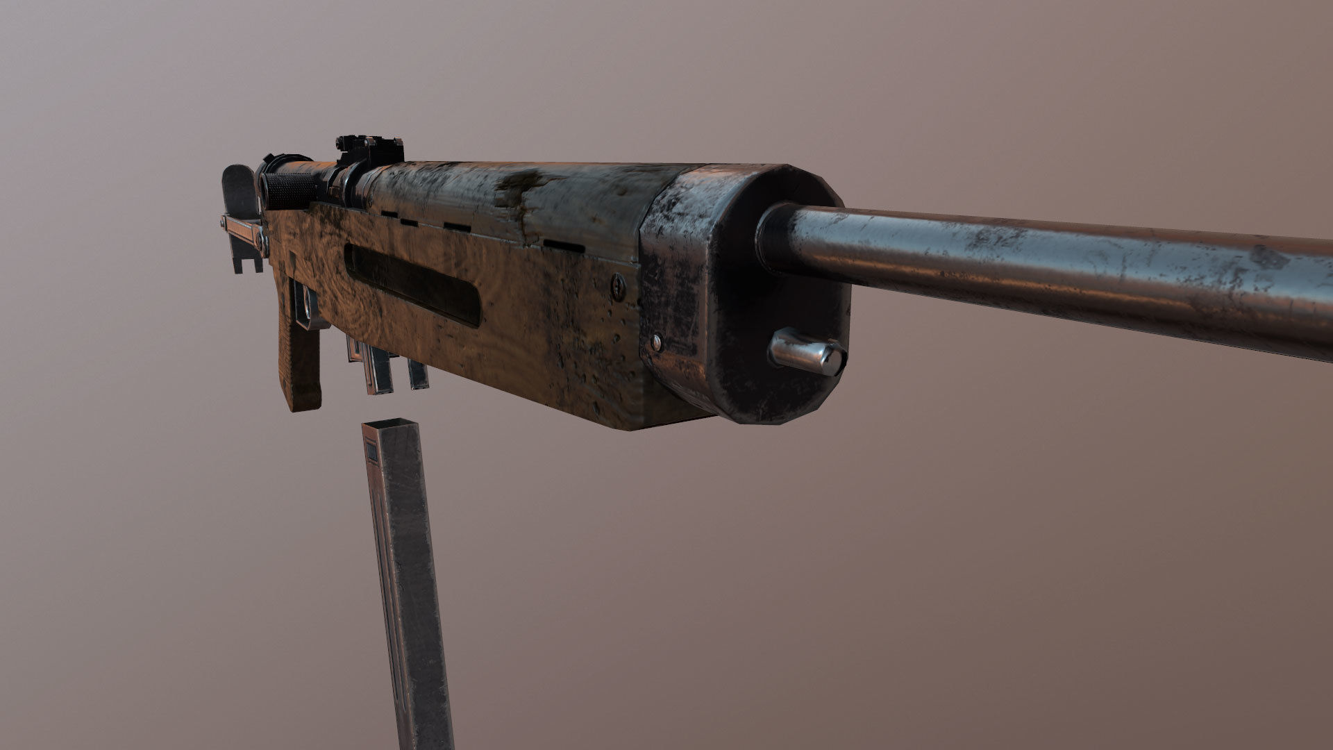 43M Danuvia - Hungarian Army Gun 3D model_1