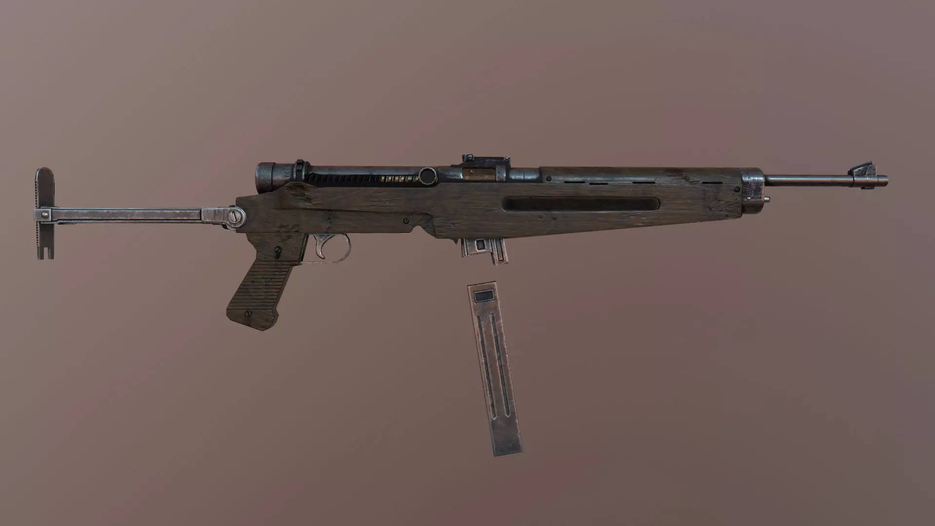 43M Danuvia - Hungarian Army Gun 3D model_0