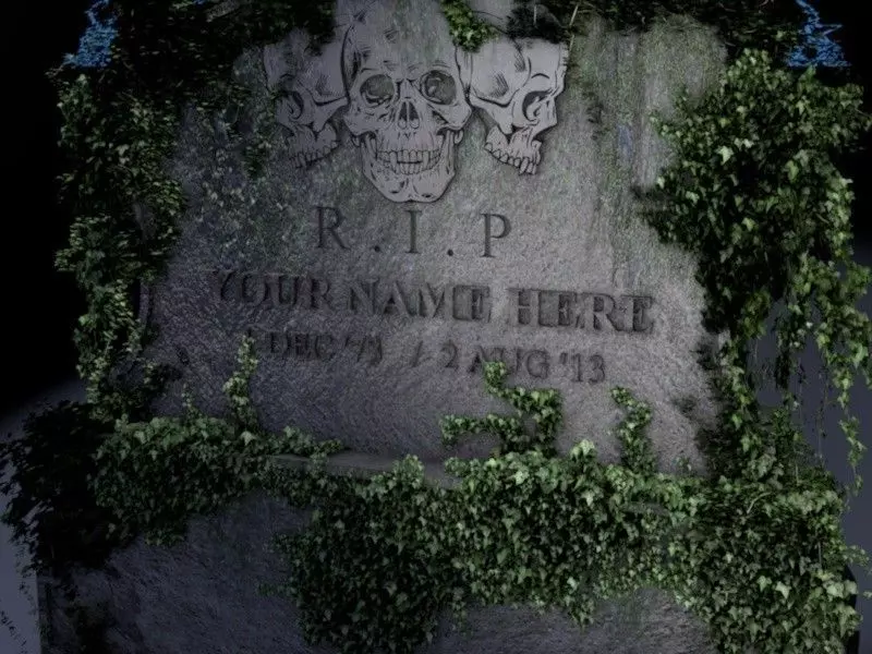 Grave Stone 3D model