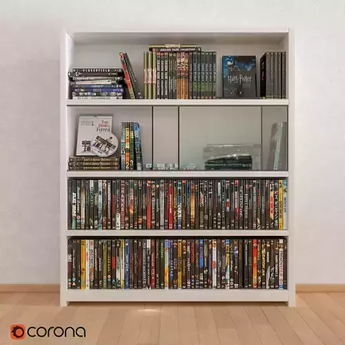 Over 130 Dvd Box set 3D model