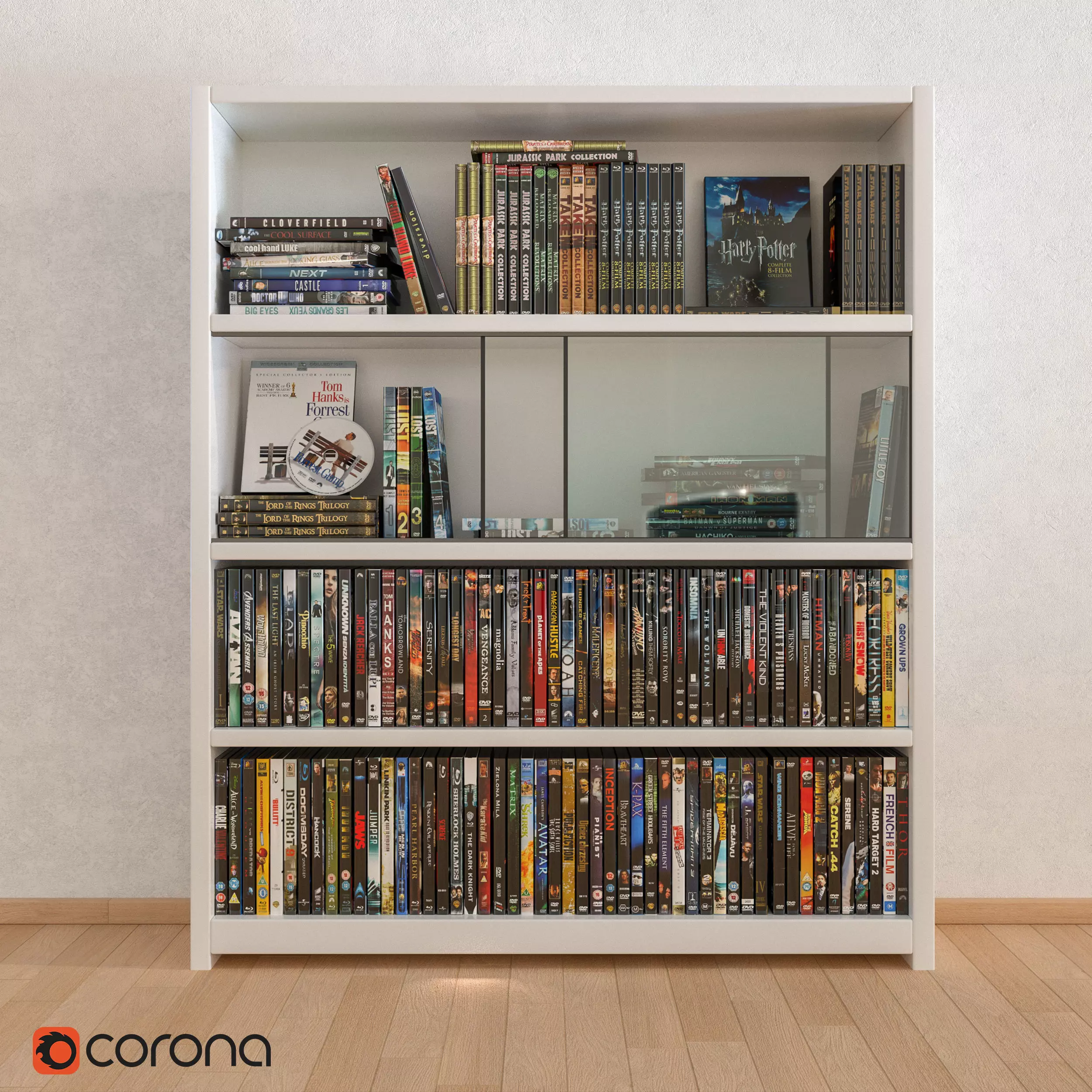 Over 130 Dvd Box set 3D model_0