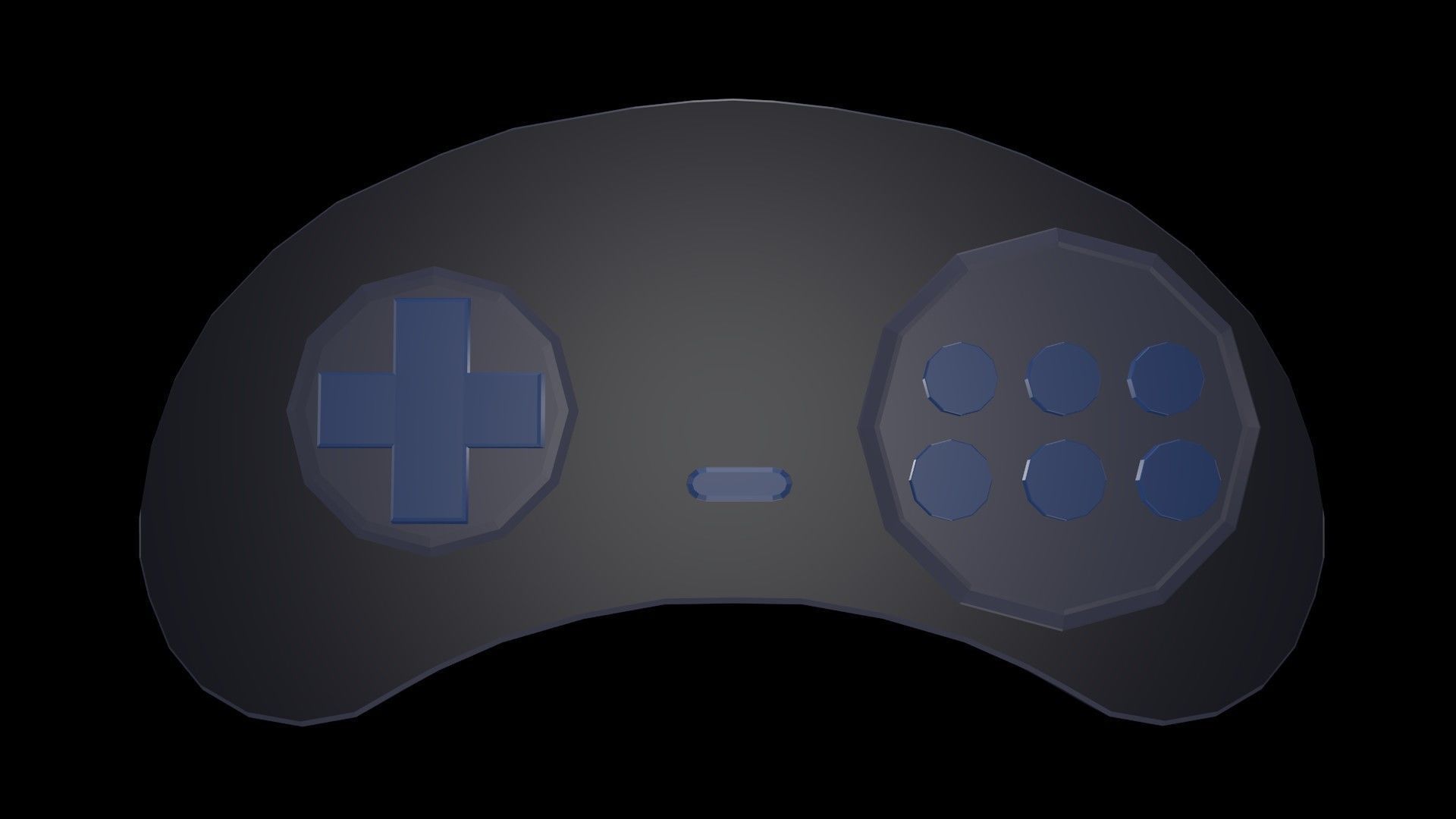 Low poly joystick 9 Low-poly 3D model