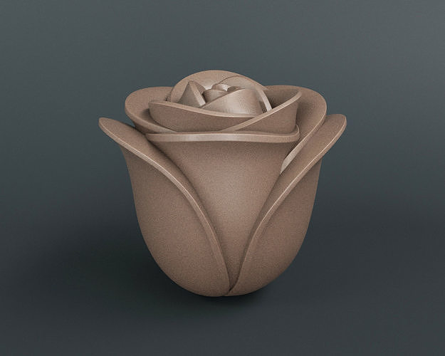 Rose Flower 3D print model