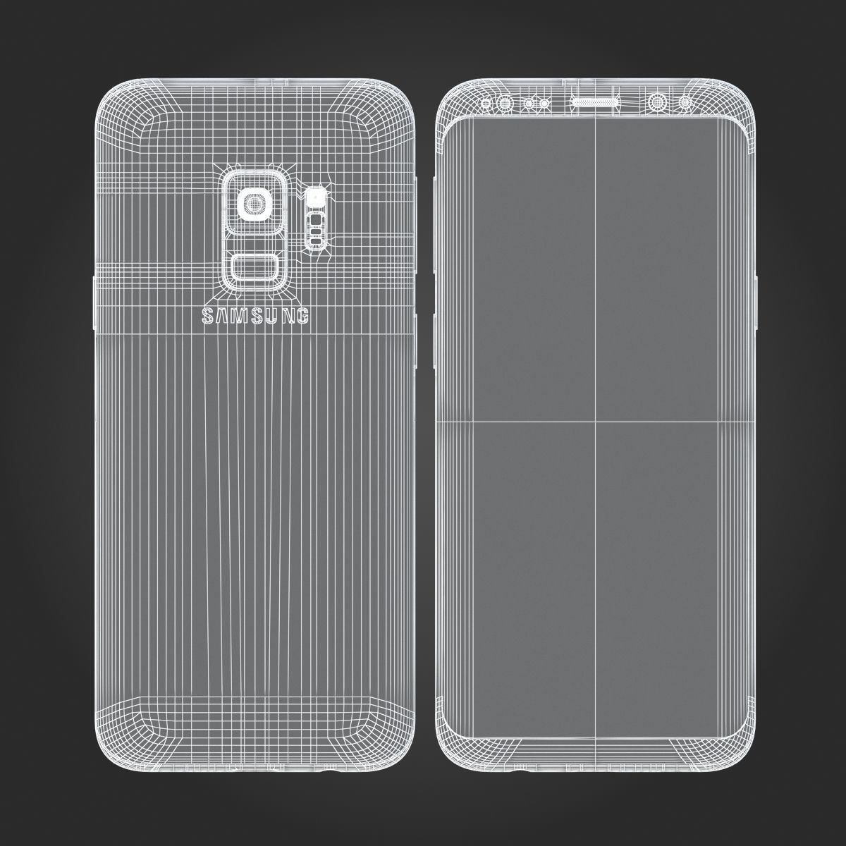 Samsung Galaxy S9 Lilac Purple 3D model_12