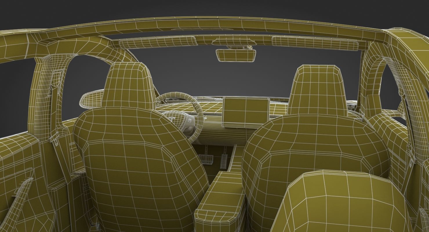 Tesla Model 3 Silver Metallic  3D model_37