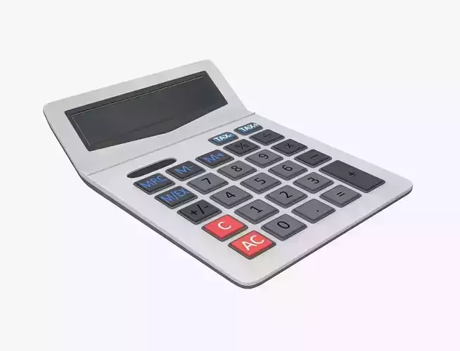 Calculator 3D model