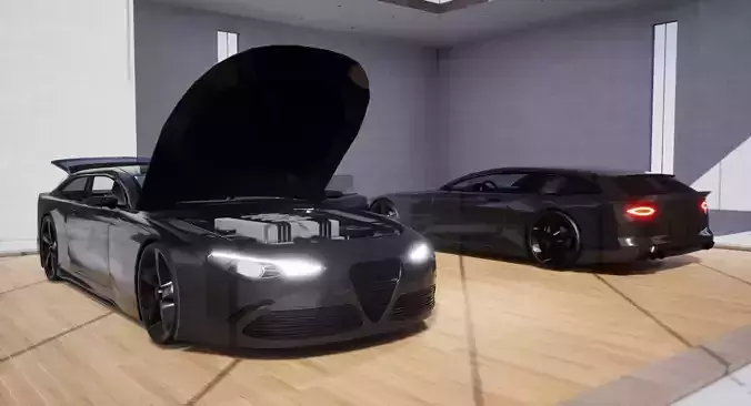 Generic Sports GT 2 Door Shooting Break