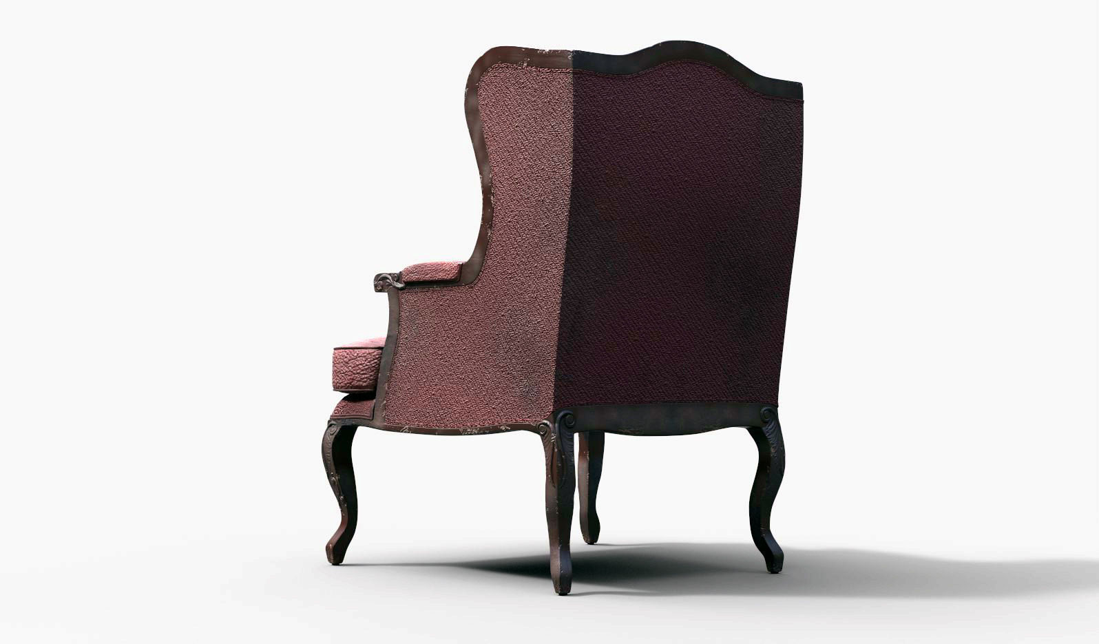 Old Chair 3D model_7