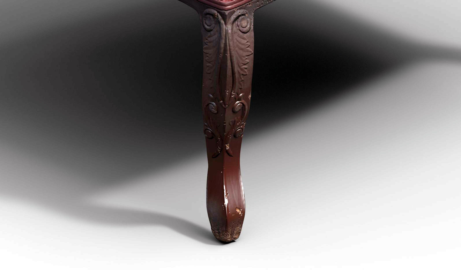 Old Chair 3D model_3