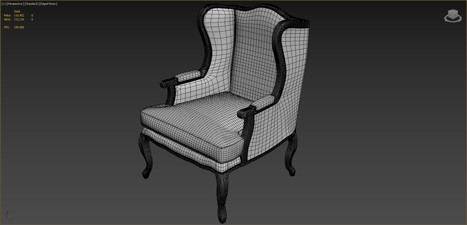 Old Chair 3D model_10