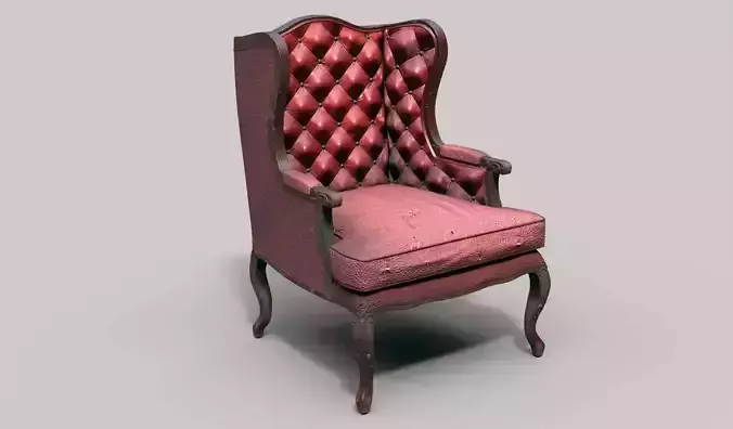 Old Chair 3D model Old Chair 3D model