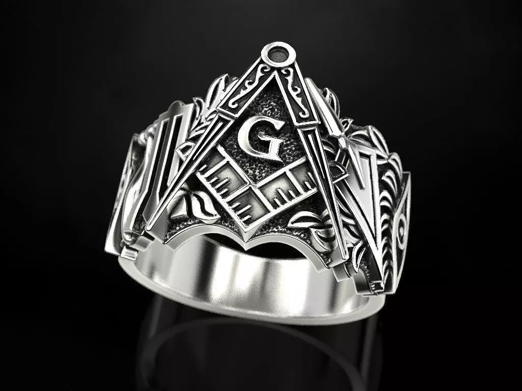 Mason Man ring 4 3D print model