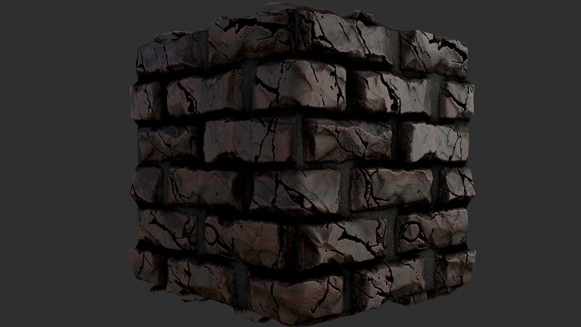 Brick Wall materials 3D model_6
