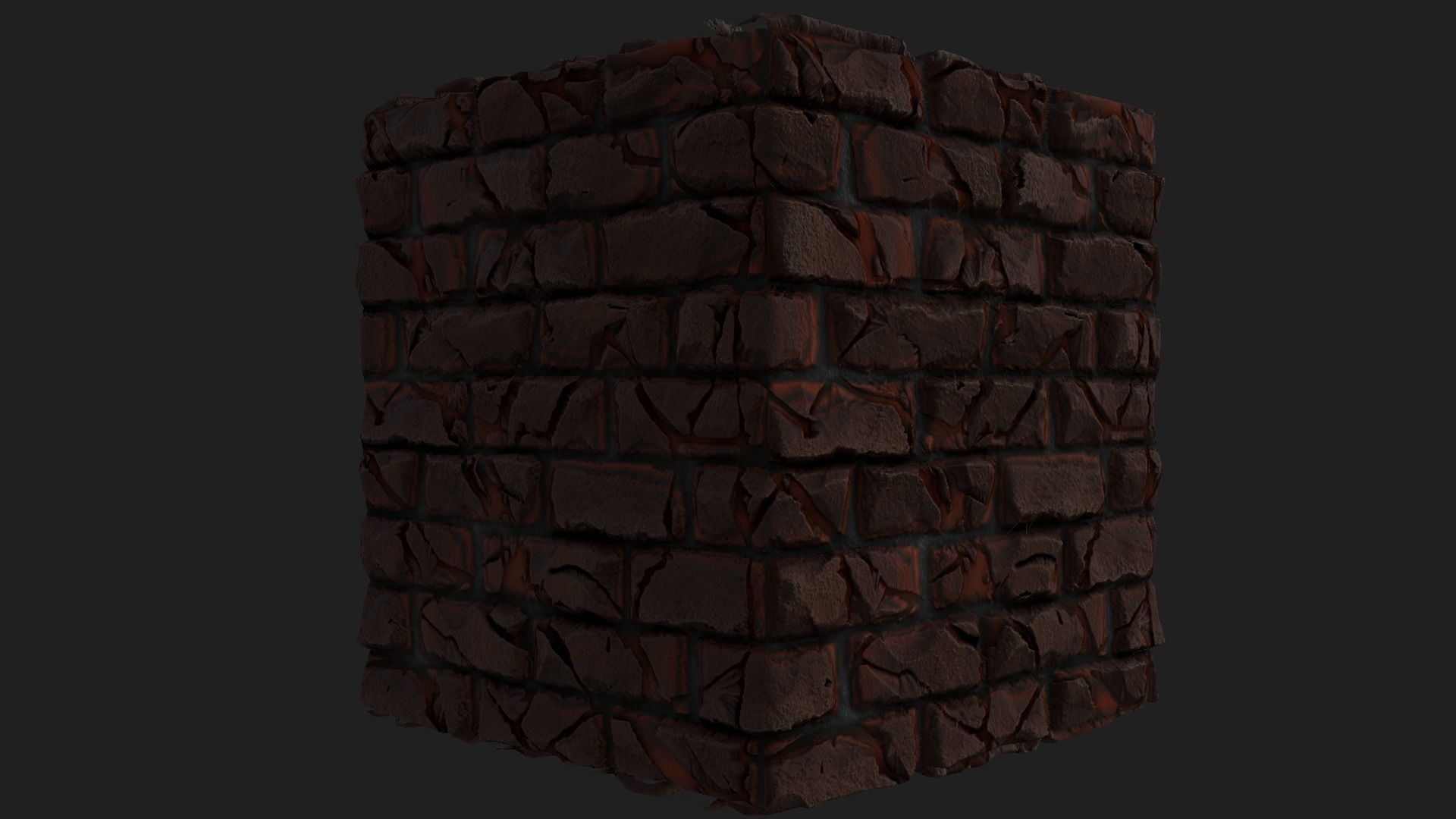 Brick Wall materials 3D model_3