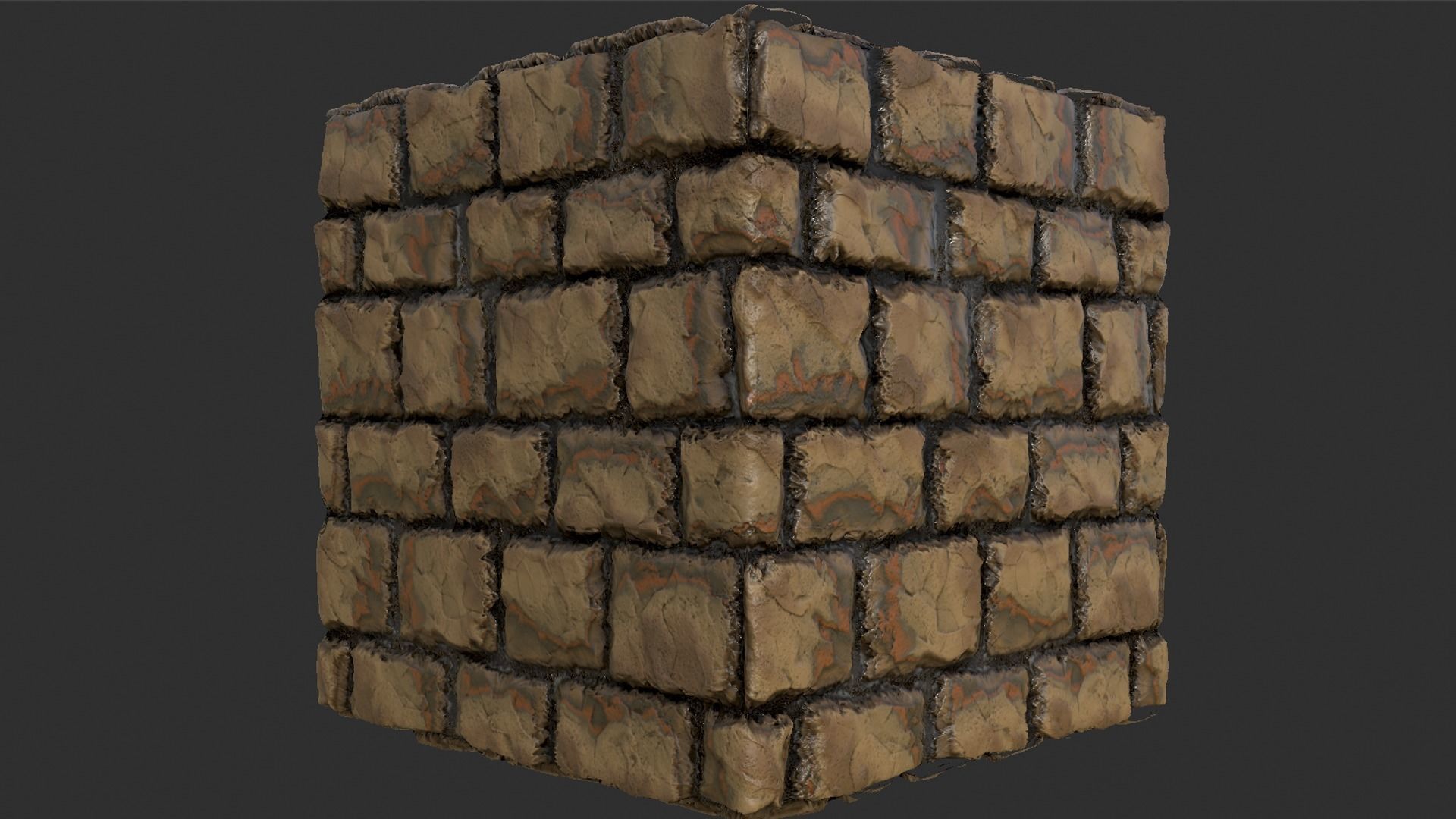 Brick Wall materials 3D model_5