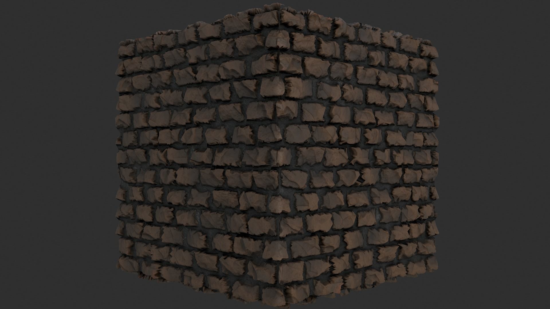 Brick Wall materials 3D model_4