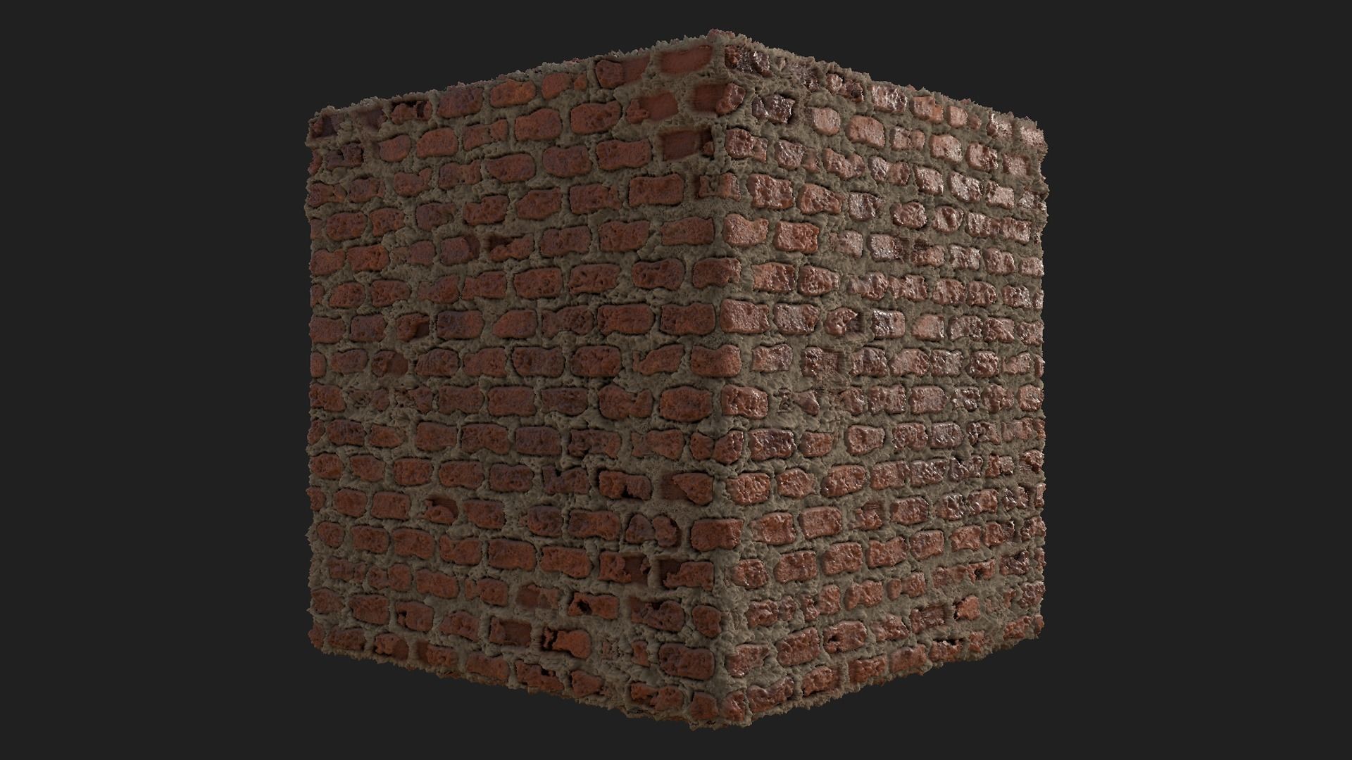 Brick Wall materials 3D model_9