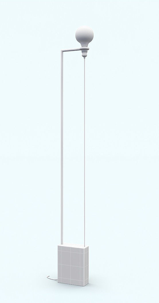 FLoor Lamp 3D model_3