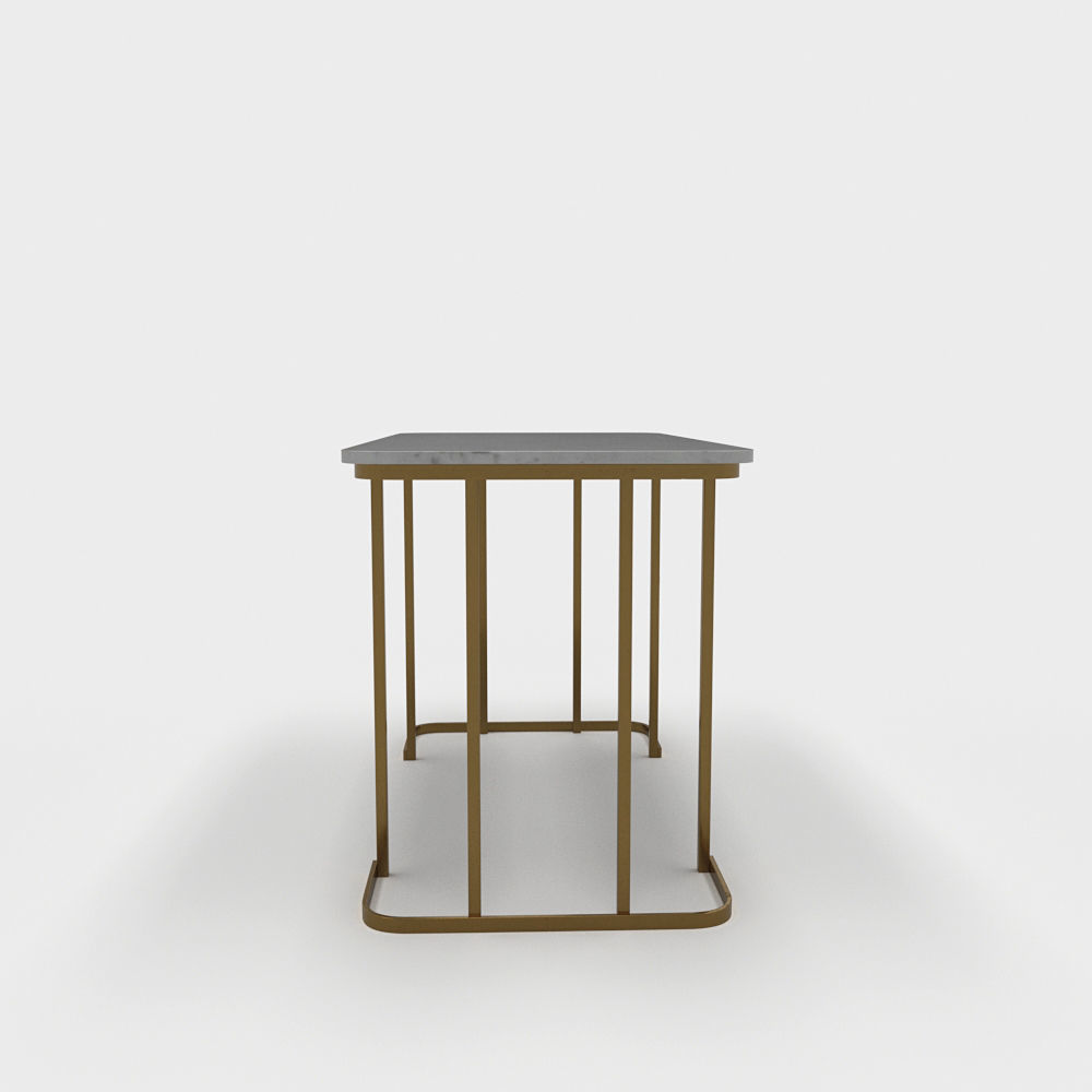 Marble Table 3D model_2